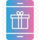M Commerce Giftbox Online Shopping Icon