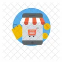 M Commerce Mobile Shop Ecommerce Icon