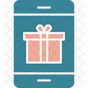 M Commerce Giftbox Online Shopping Icon