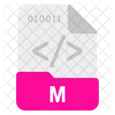 M File Format Icon
