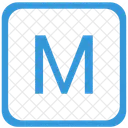 Key M Letter Icon