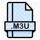 M 3 U File File Extension Icon