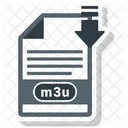 M 3 U File Extension Icon
