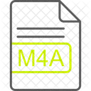 M 4 A File Format Icon