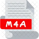 M 4 A Ma File Ma Format Icon