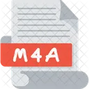 M 4 A Ma File Ma Format Icon