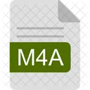 M 4 A File Format Icon