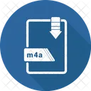 M 4 A Datei Format Symbol