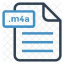 M 4 A Datei Blatt Symbol