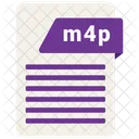 M 4 P Format Document Icon