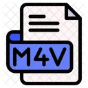 Mv File Type File Format Icône