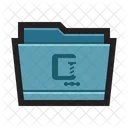 Folder Mac Compressed Icon