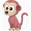 Macaco Macaco De Desenho Animado Macaco Fofo Ícone