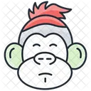 Macaco Macaco Triste Abelha Ícone