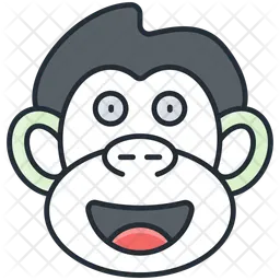 Macaco feliz  Ícone