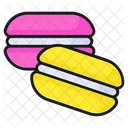 Macaron Confectionery Biscuit Icon