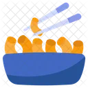 Junk Food Macaroni Bowl Food Bowl Icon