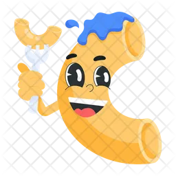 Macaroni Emoji  Icon