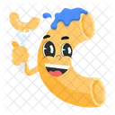 Macaroni Emoji Macaroni Sauce Cute Pasta Icon