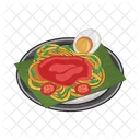 Macarrão frito  Ícone