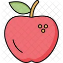 Macas Frutas Comida Ícone