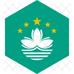 Macau Sonderverwaltungszone Flag Symbol