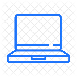 Macbook Icon - Download in Line Style