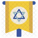 Jewish Holiday Menorah Icon
