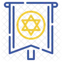 Jewish Holiday Menorah Icon