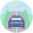 Auto Della Polizia Auto Della Polizia Veicolo Della Polizia Icon