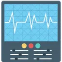 Macchina Per Ecg Monitor Per Ecg Elettrocardiogramma Icon