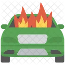 Macchina in fiamme  Icon