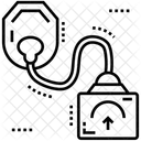 Macchina Per Cardioversione Elettrica Cardioversione Sincronizzata Fibrillazione Atriale Icon