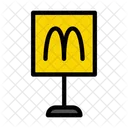 맥도날드 음식 보드 아이콘