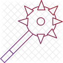 Mace Self Defense Riot Weapon Icon