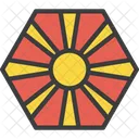 Macedoine Macedonienne Asiatique Icon