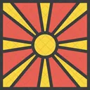 Macedoine Macedonienne Asiatique Icon