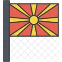 Macedonia Macedonian Asian Icon