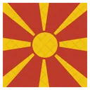 Macedonia National Country Icon