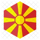 Macedonia Country Flag Icon