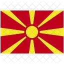 Flag Country Macedonia Icon