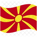 Flag Country Macedonia Icon