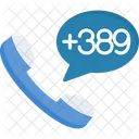 Macedonia Dial Code  Icon