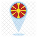 Macedonia Location  Icon