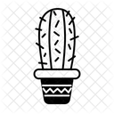 Cactus Pluma Dibujar Icono