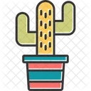 Maceta de cactus  Icono