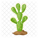 Cactus En Maceta Planta Del Desierto Cactus En Maceta Icono