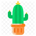 Maceta De Cactus Cactus Planta Icono