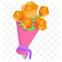 Flores Maceta Rosas Icono