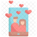 Nehmen Foto Valentinstag Icon